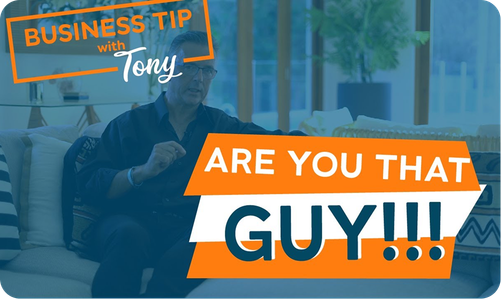 Business tip with Tony